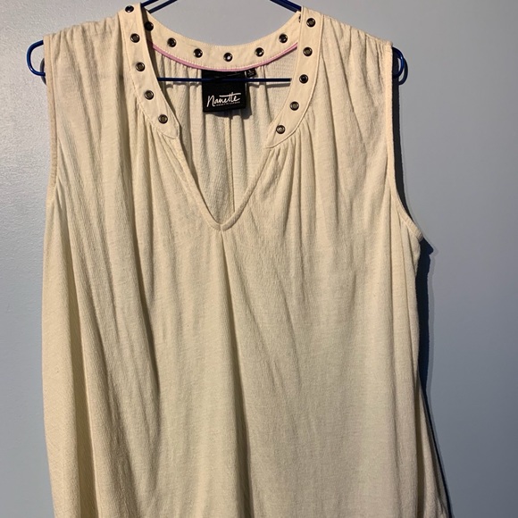 Nanette - Nanette Lepore Cream Tank Top - Picture 2 of 7